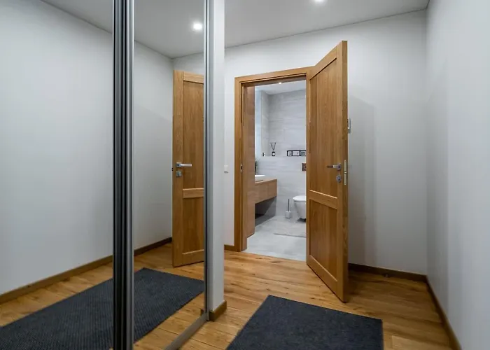 Apartament Domillion 1bdr Lovely With Parking &lift B9a4 Wilno